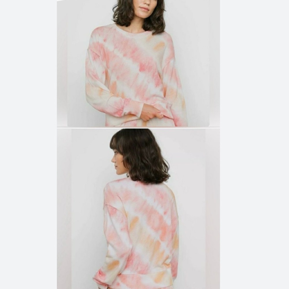 Rails Ramona Sunset Tie Dye Crewneck Sweatshirt Long Sleeve Size Medium